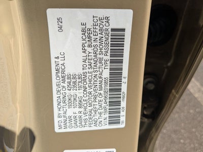 2025 Honda Civic Hatchback Hybrid Sport Touring