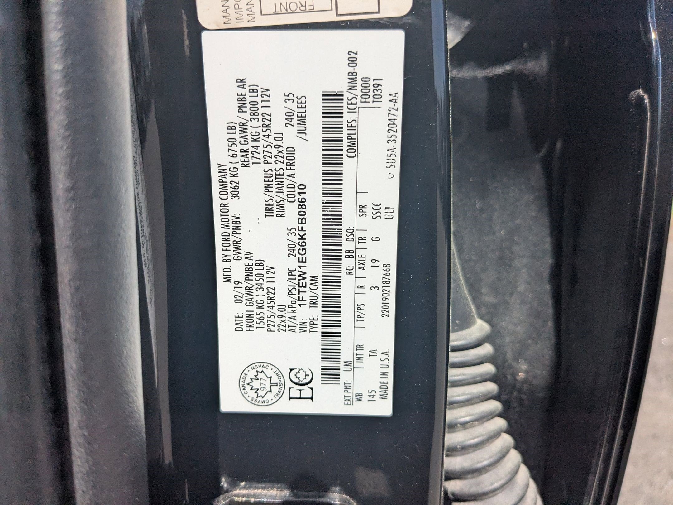 2019 Ford F-150 Limited