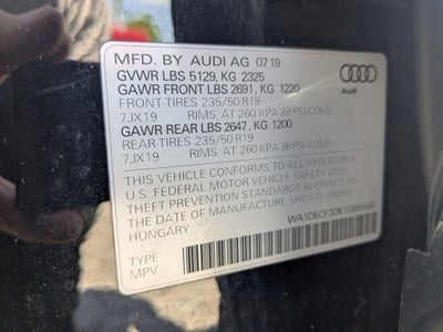 2019 Audi Q3 S line Premium