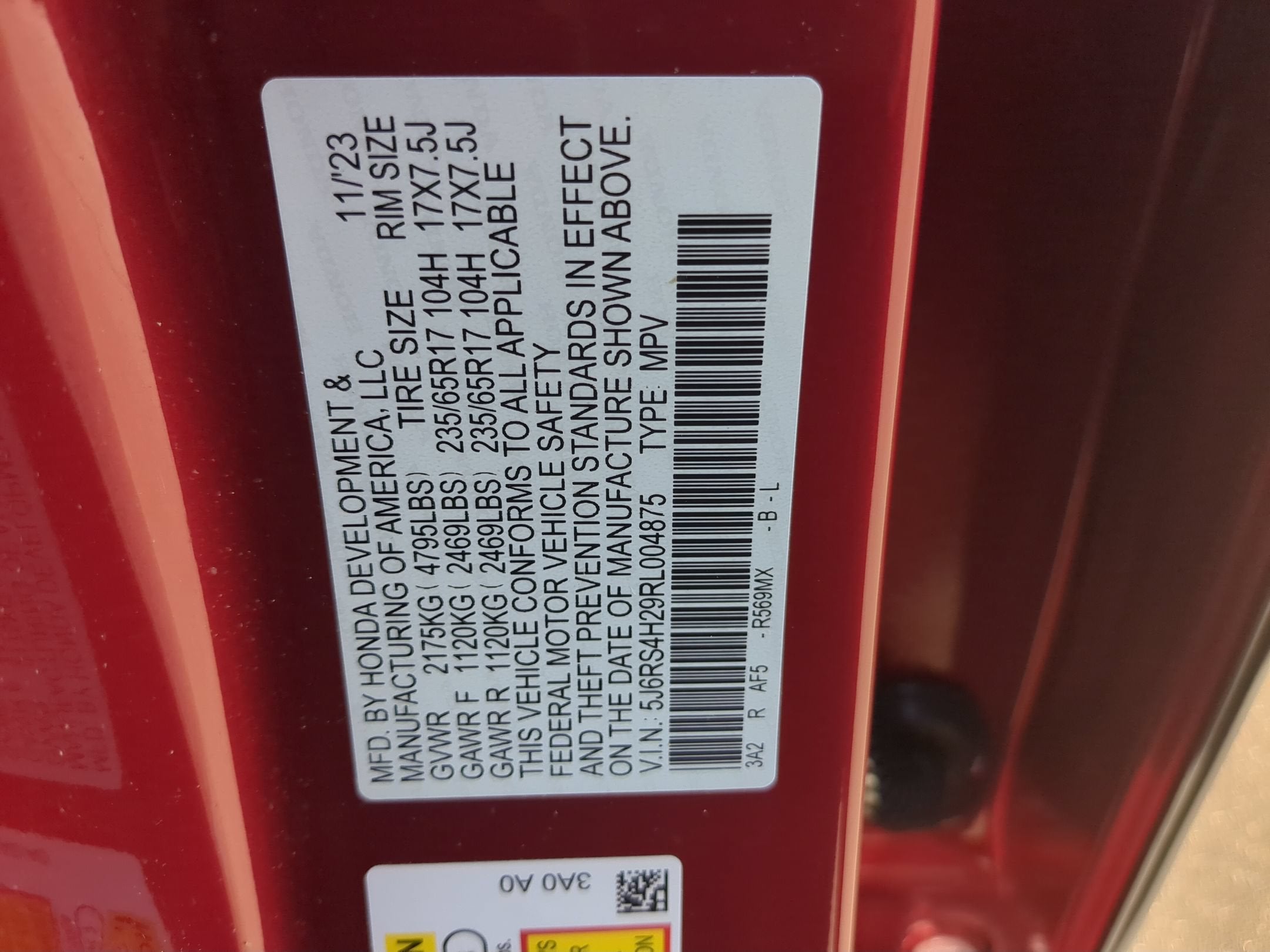 2024 Honda CR-V LX