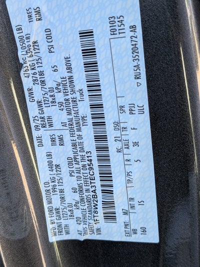 2026 Ford Super Duty F-250 SRW XL