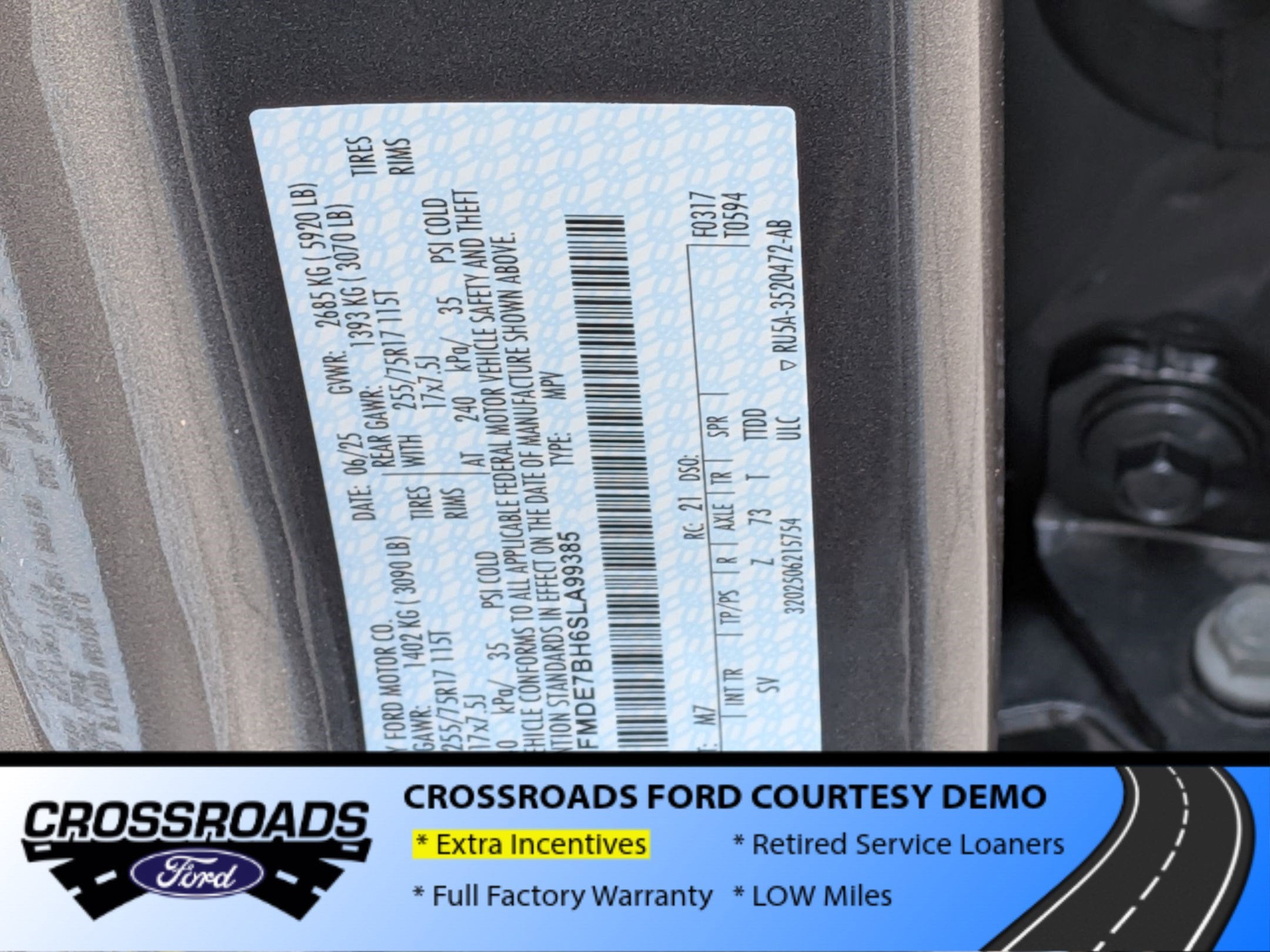 2025 Ford Bronco Big Bend - Crossroads Courtesy Demo