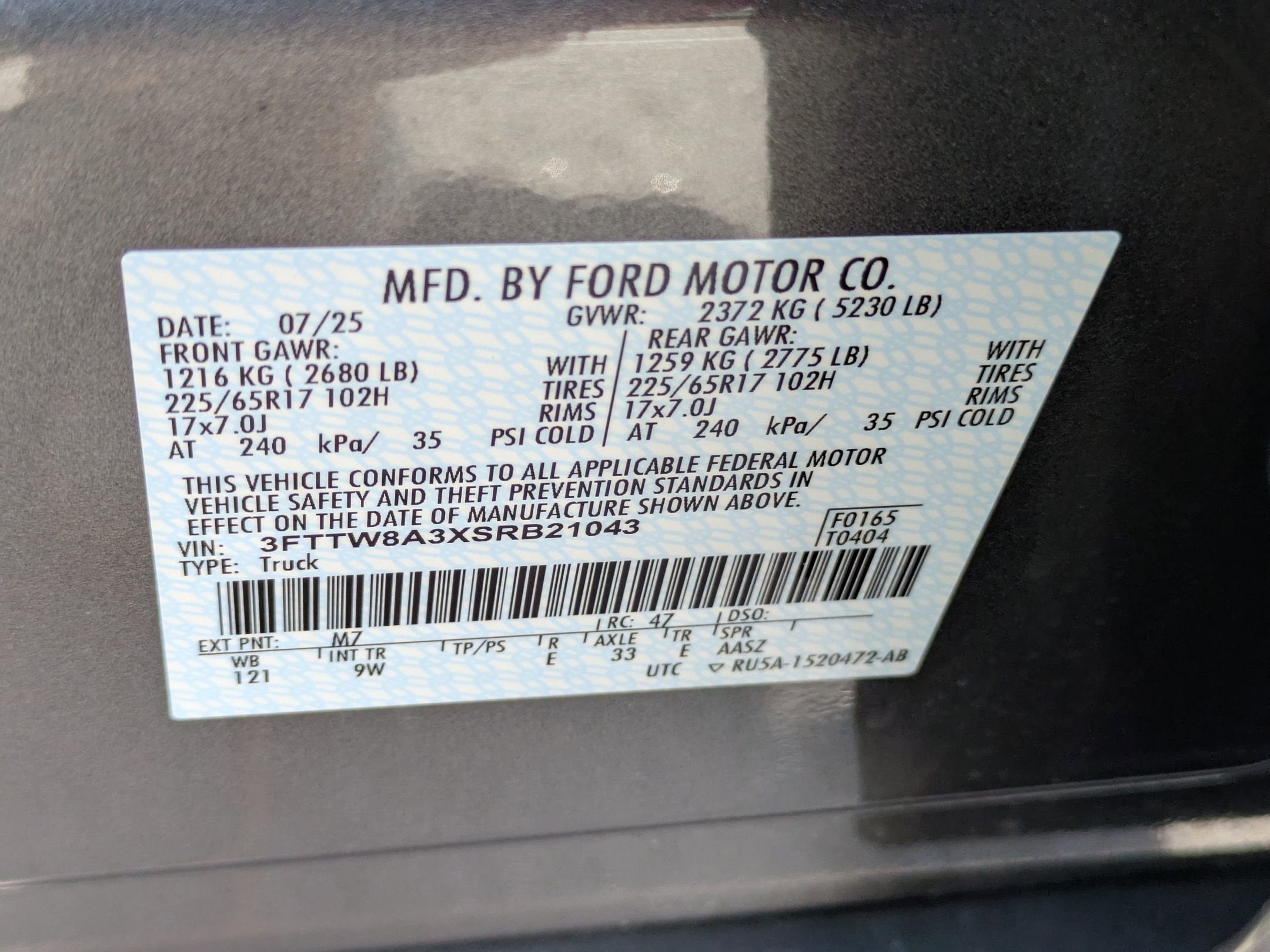 2025 Ford Maverick XL