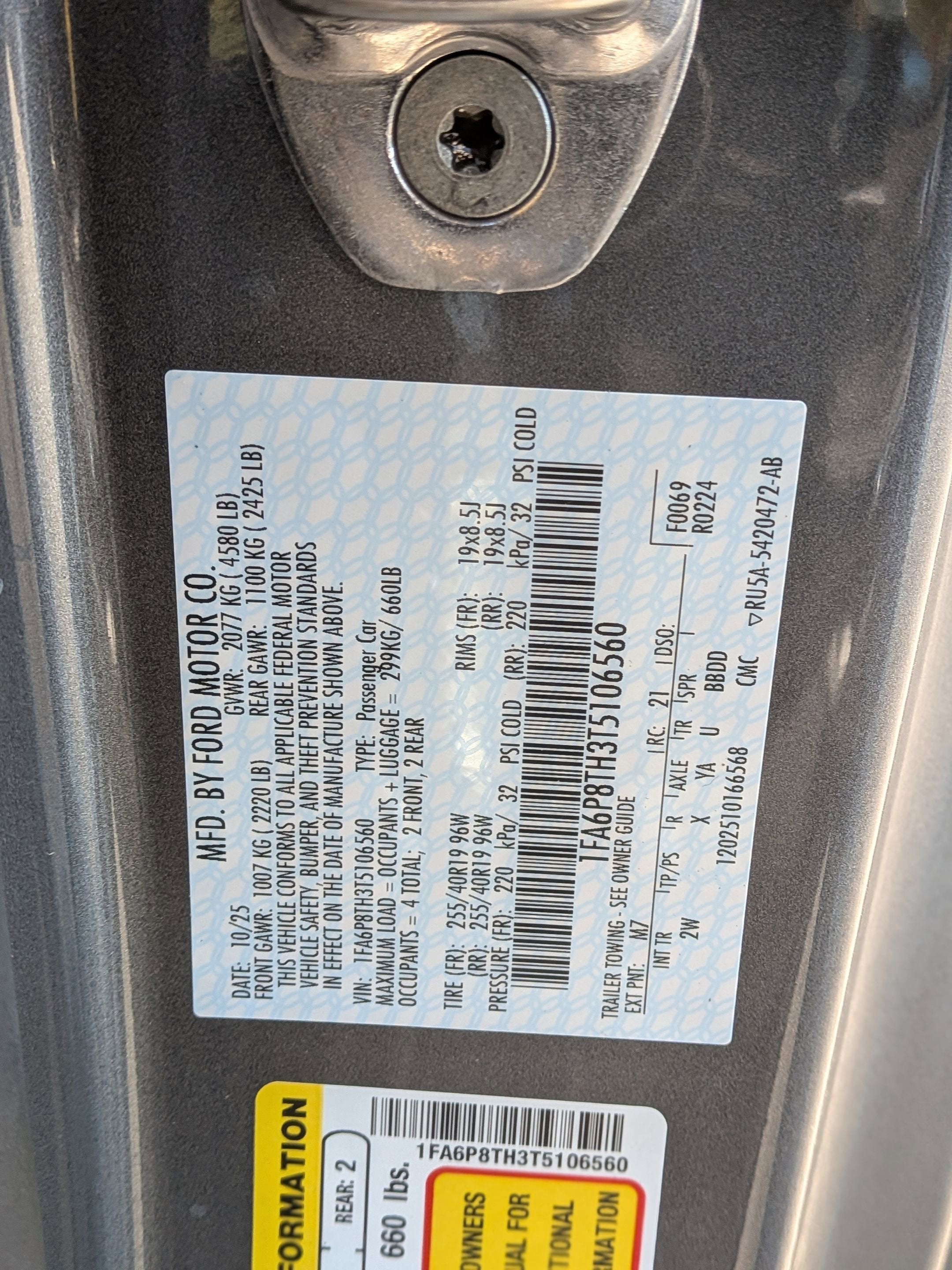 2026 Ford Mustang EcoBoost