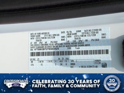 2026 Ford Super Duty F-350 SRW XL
