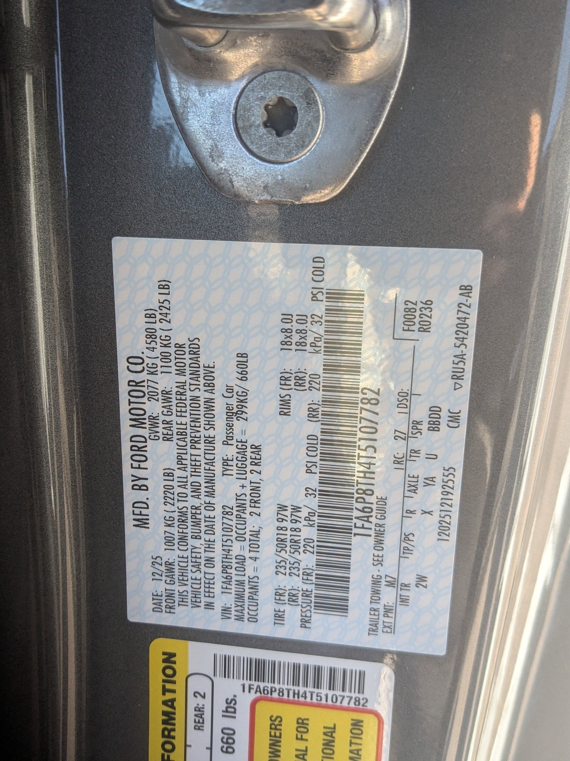 2026 Ford Mustang EcoBoost