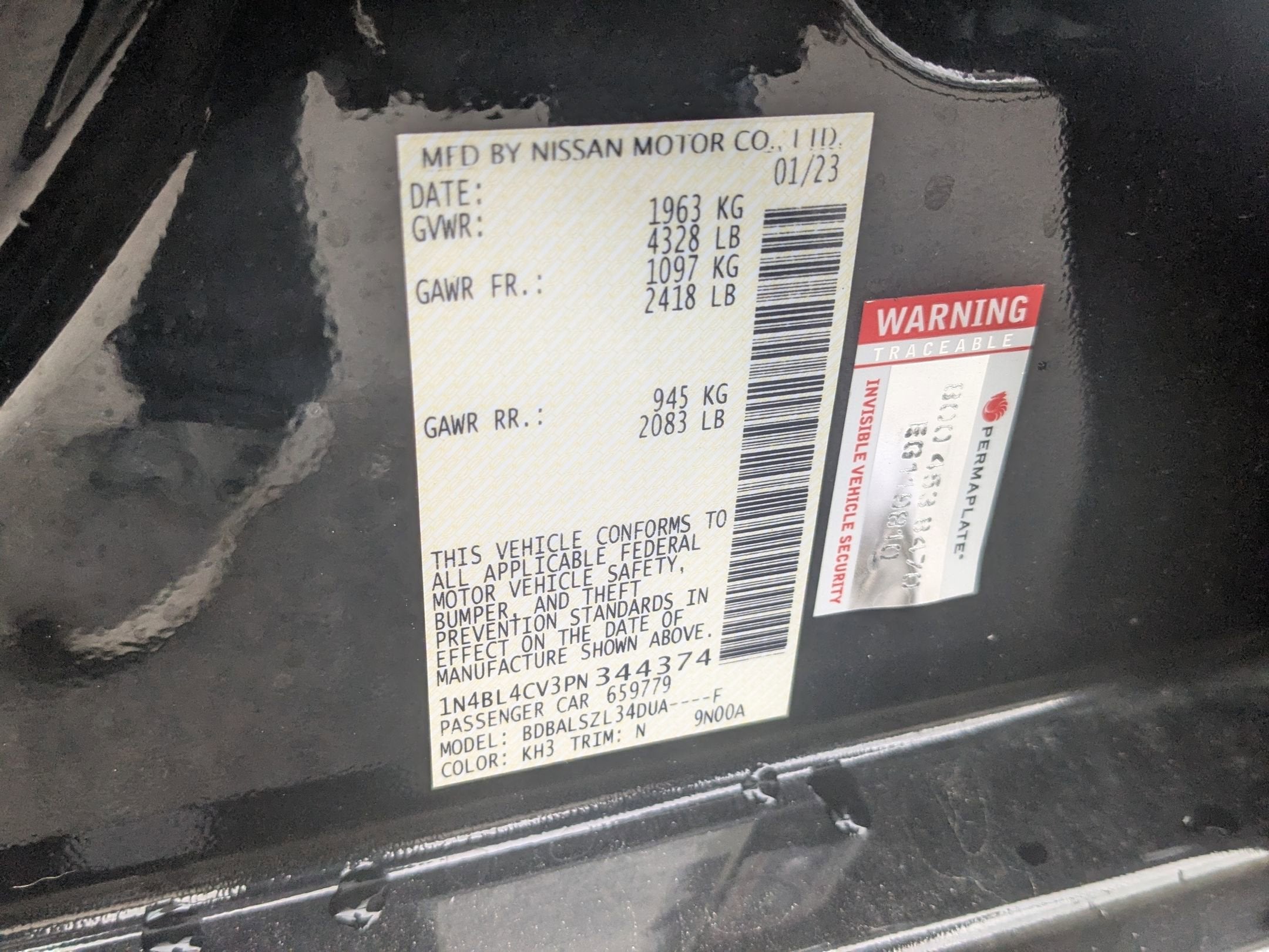 2023 Nissan Altima 2.5 SR