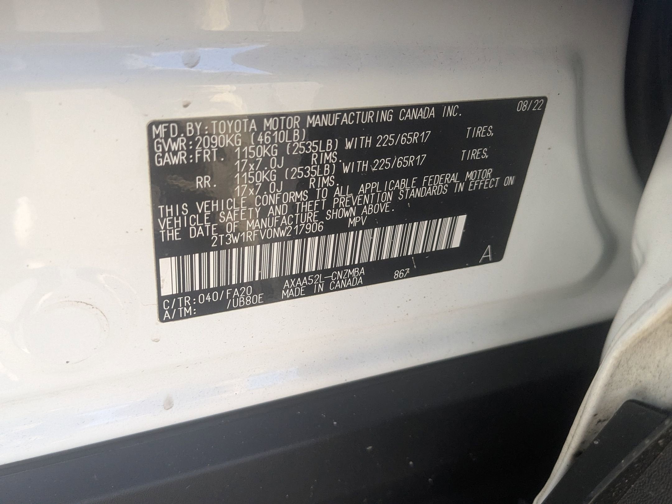 2022 Toyota RAV4 XLE