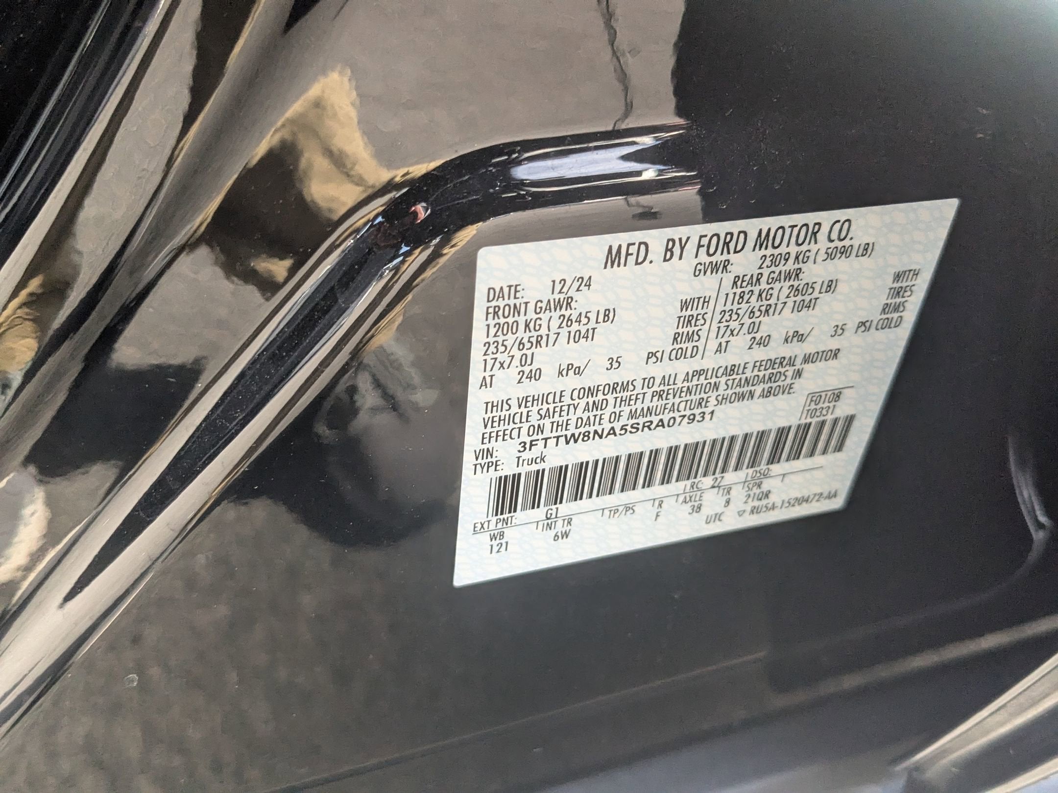 2025 Ford Maverick Tremor