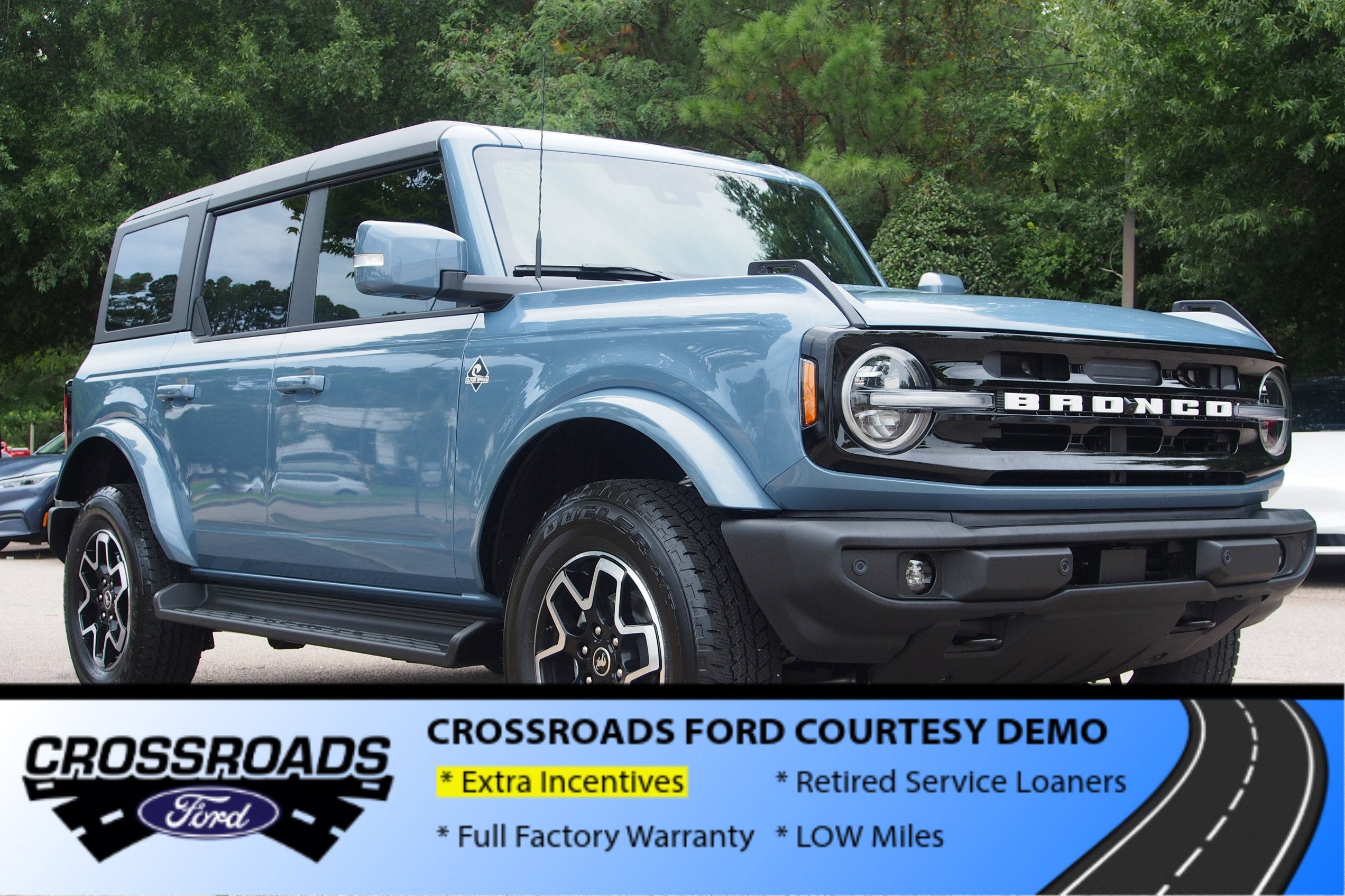 2025 Ford Bronco Outer Banks - Crossroads Courtesy Demo