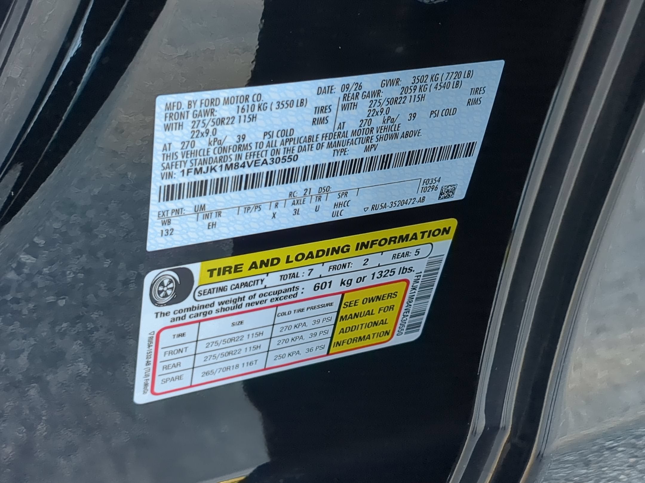 2027 Ford Expedition Max Platinum