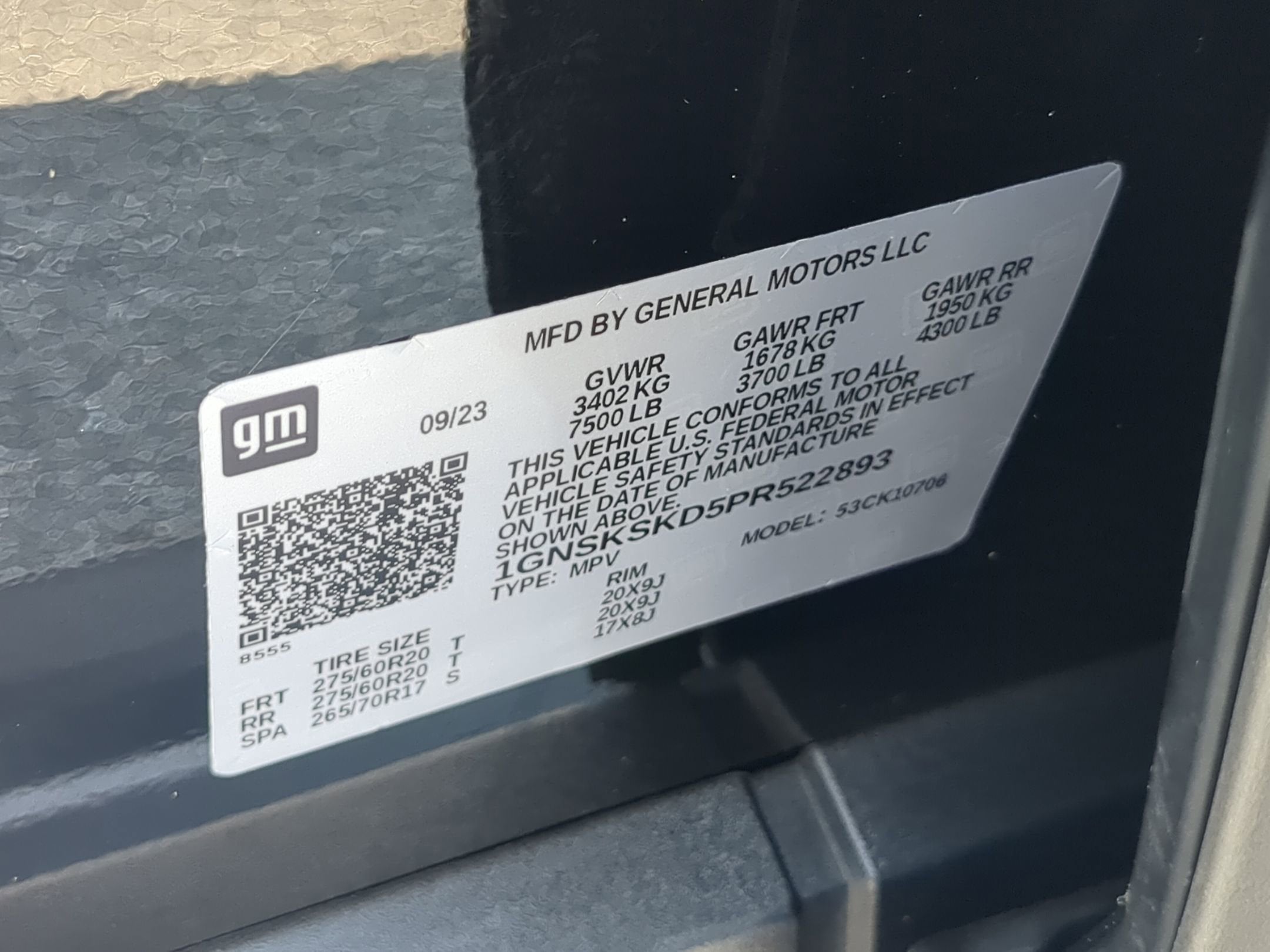 2023 Chevrolet Tahoe Premier