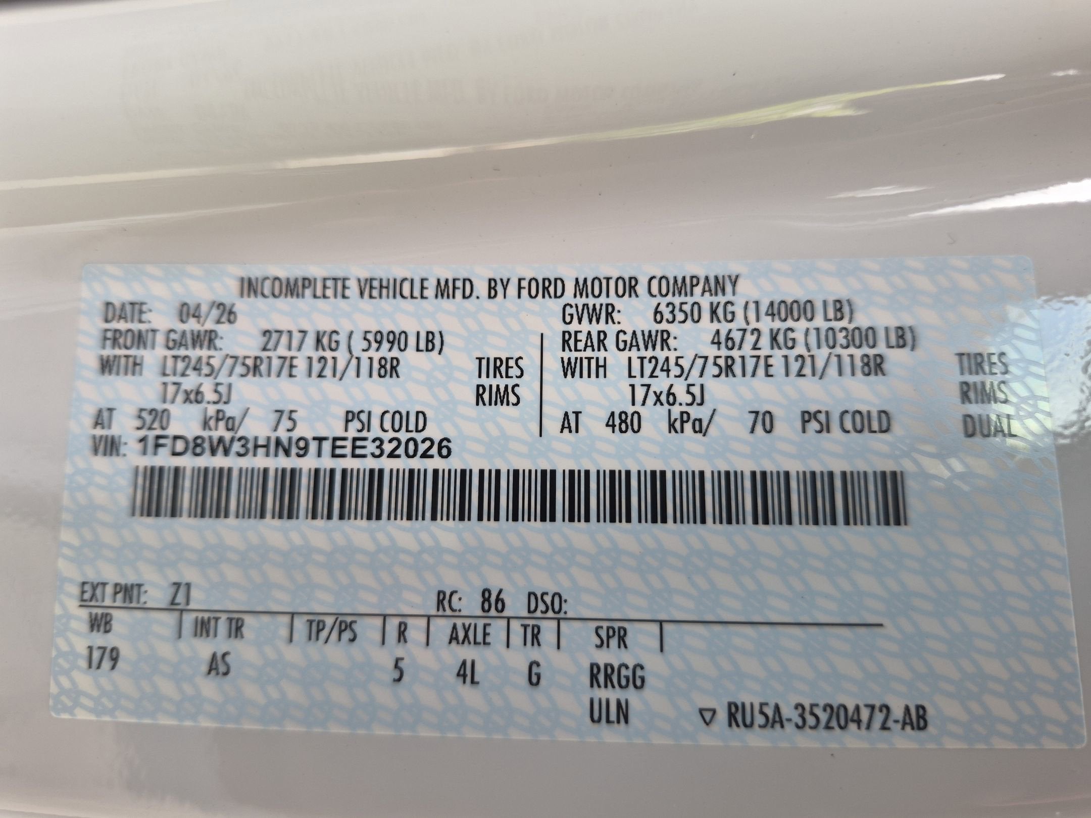 2026 Ford Super Duty F-350 DRW XL