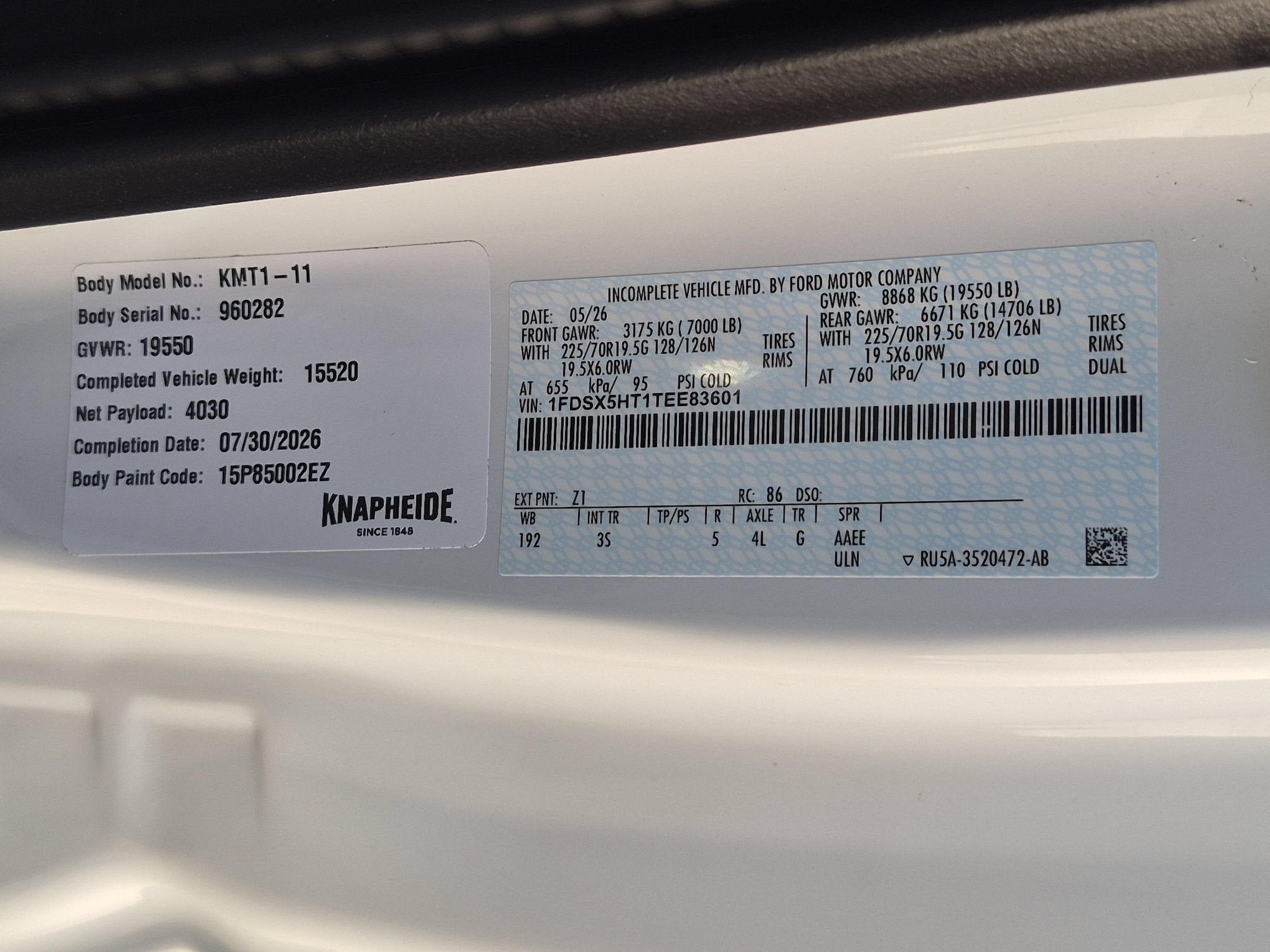 2026 Ford Super Duty F-550 DRW XLT