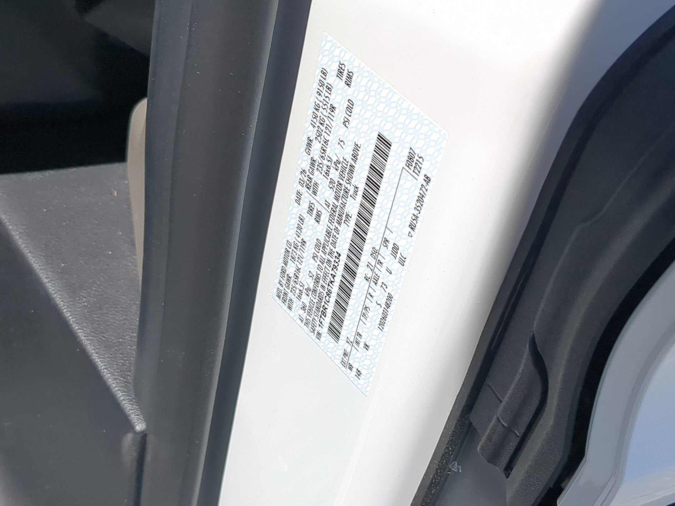 2026 Ford Transit Cargo Van Base