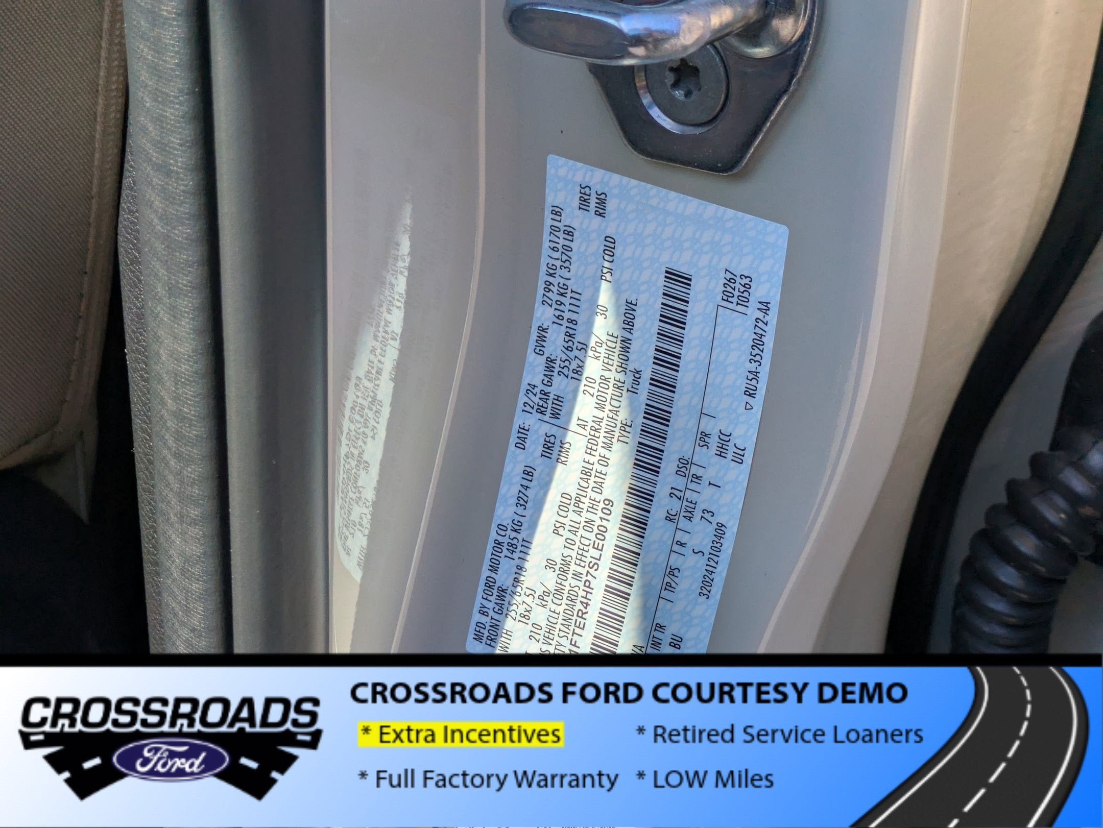 2025 Ford Ranger XLT - Crossroads Courtesy Demo