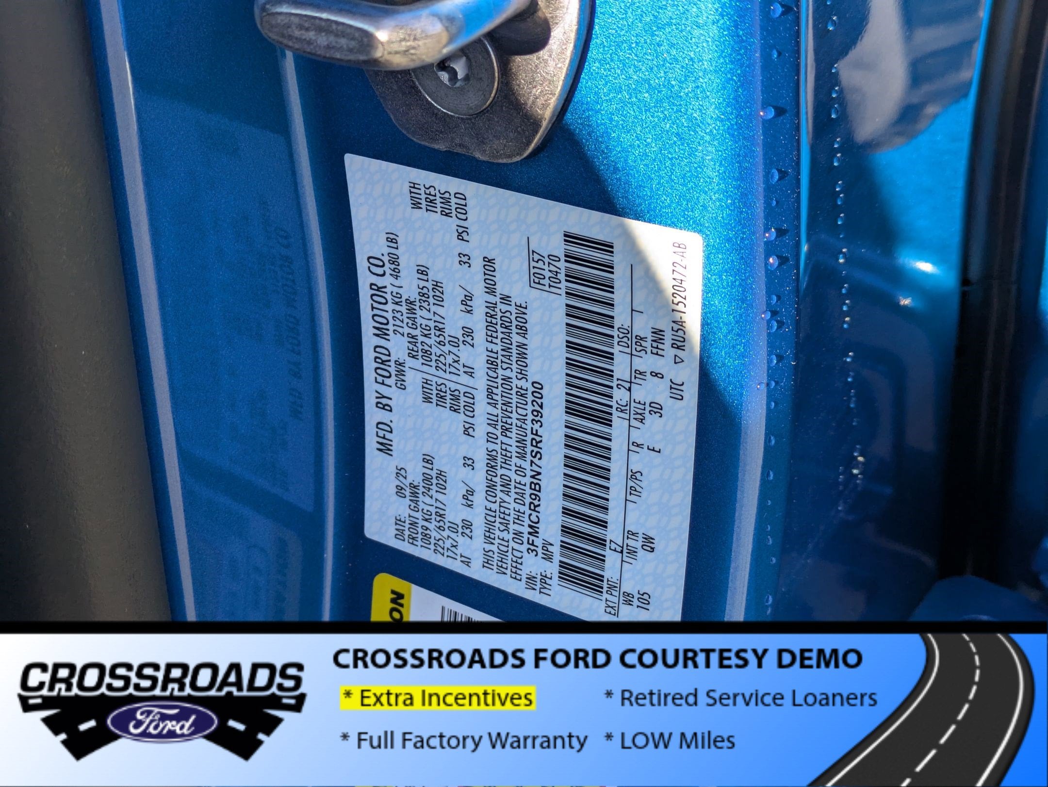 2025 Ford Bronco Sport Big Bend - Crossroads Courtesy Demo