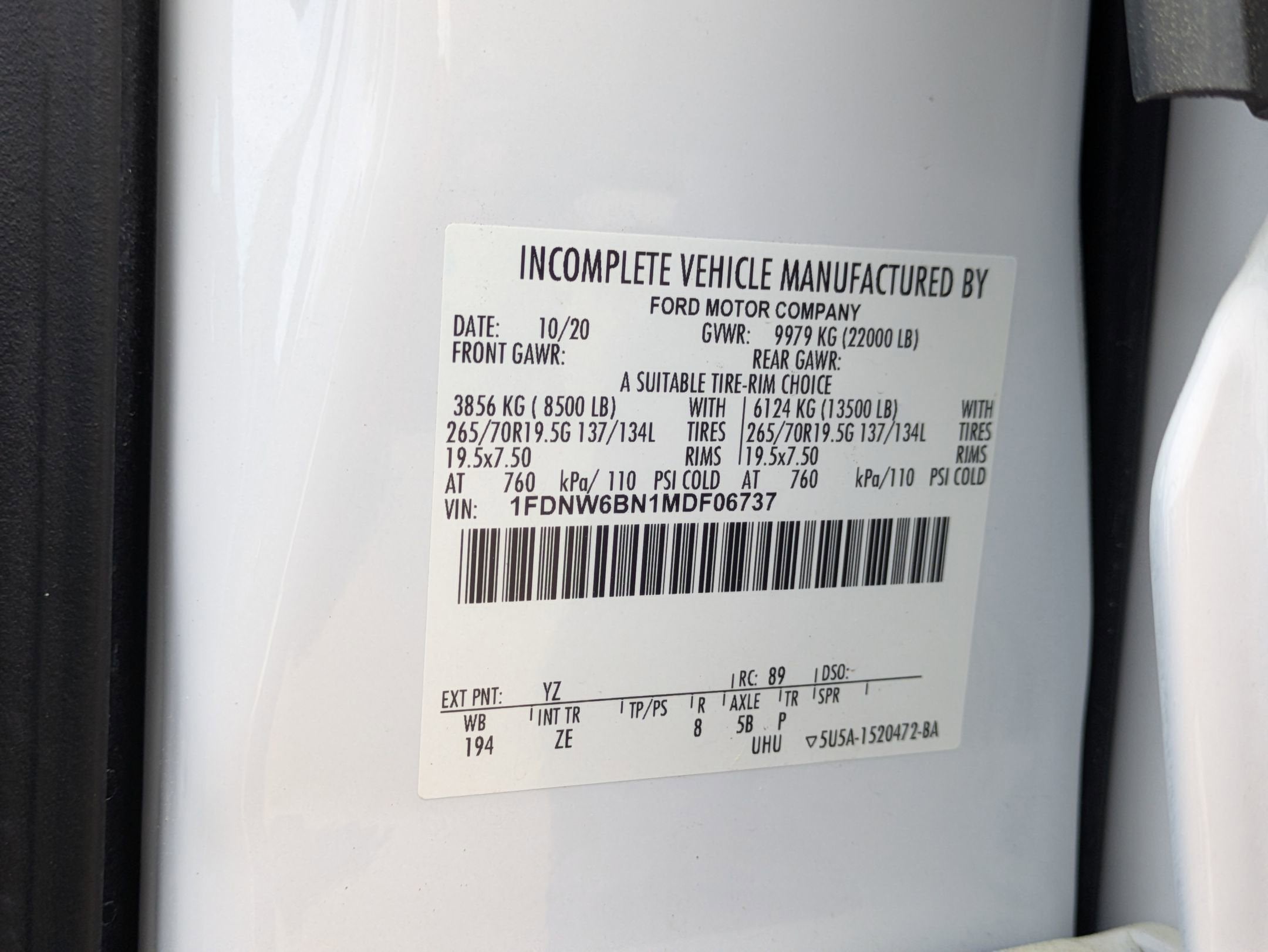 2021 Ford F-650SD Base