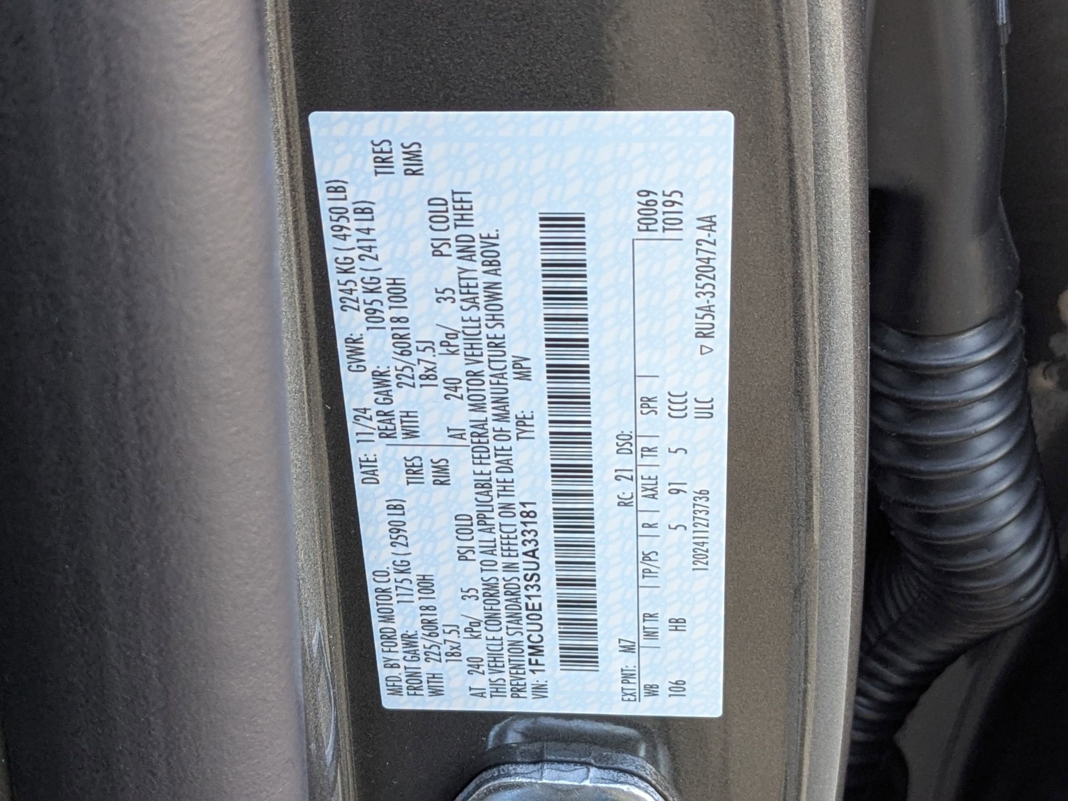 2025 Ford Escape PHEV