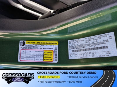 2025 Ford Bronco Big Bend - Crossroads Courtesy Demo