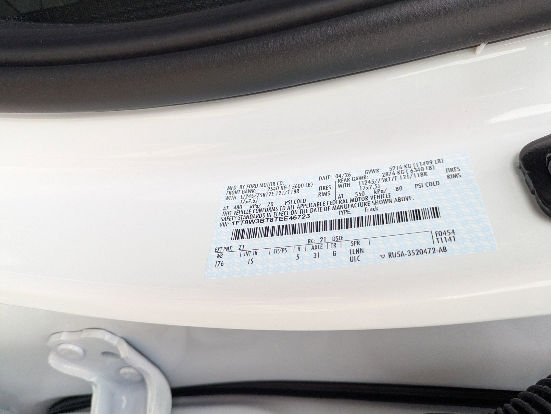 2026 Ford Super Duty F-350 SRW XL