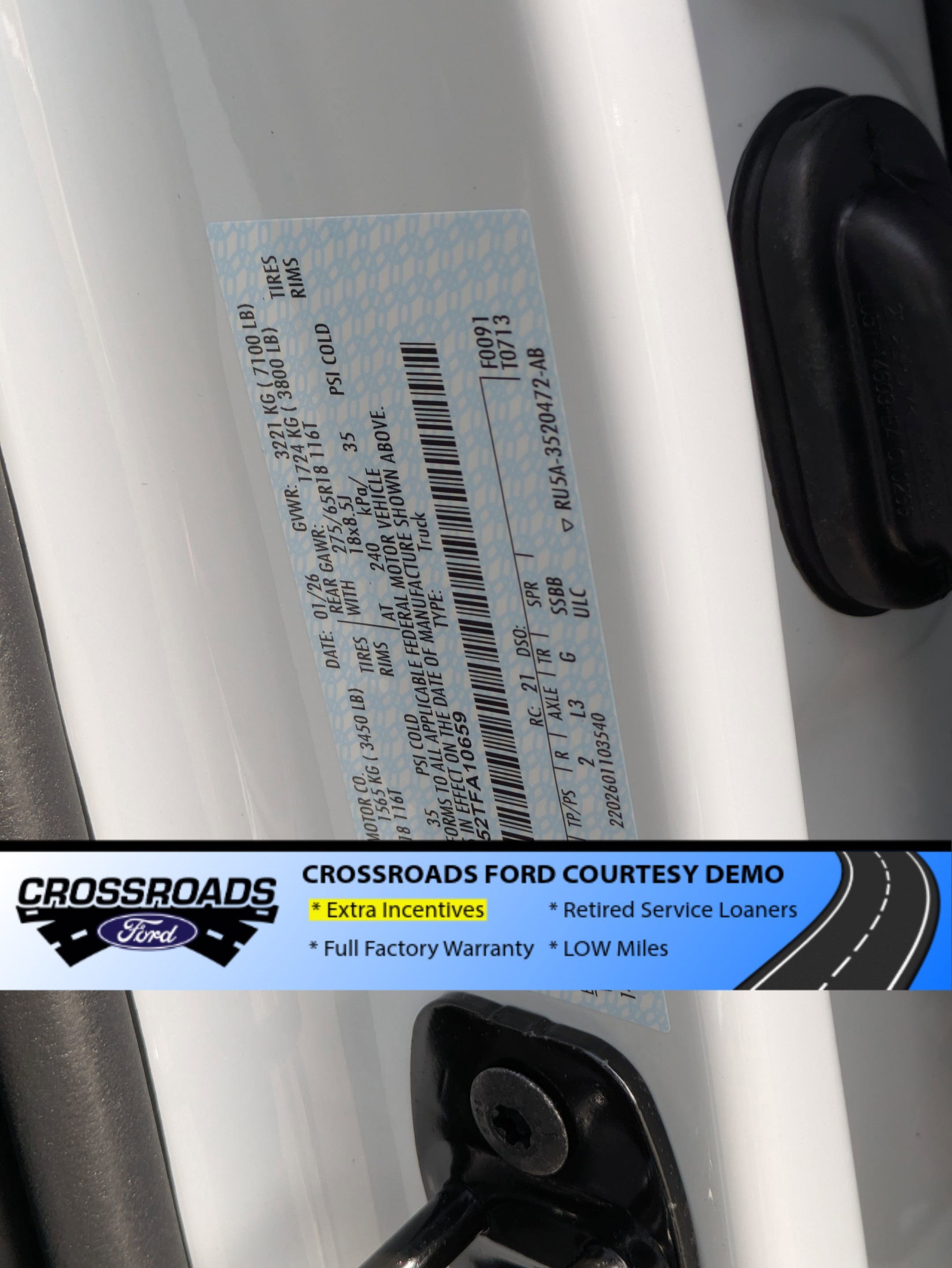 2026 Ford F-150 XLT - Crossroads Courtesy Demo