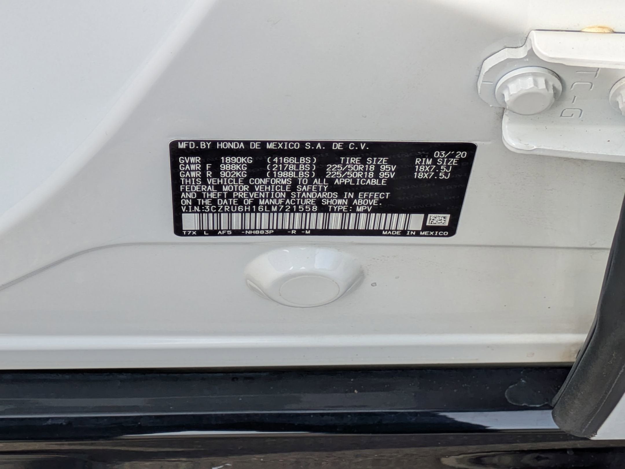 2020 Honda HR-V Sport