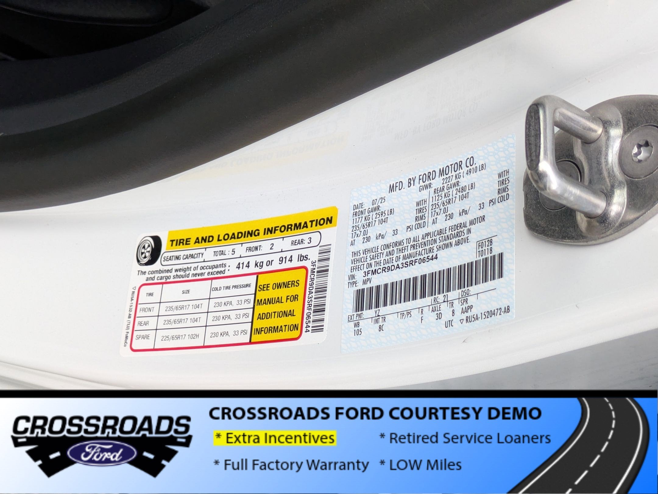 2025 Ford Bronco Sport Badlands - Crossroads Courtesy Demo