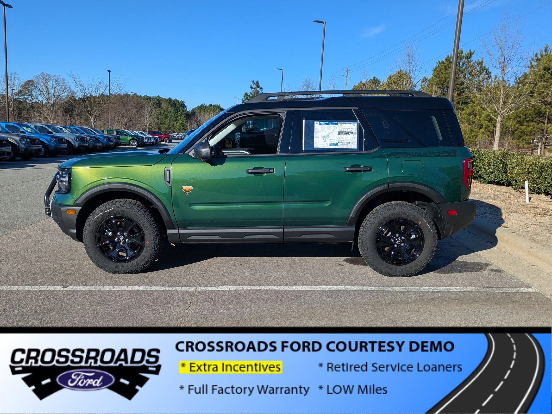 2025 Ford Bronco Sport Badlands - Crossroads Courtesy Demo