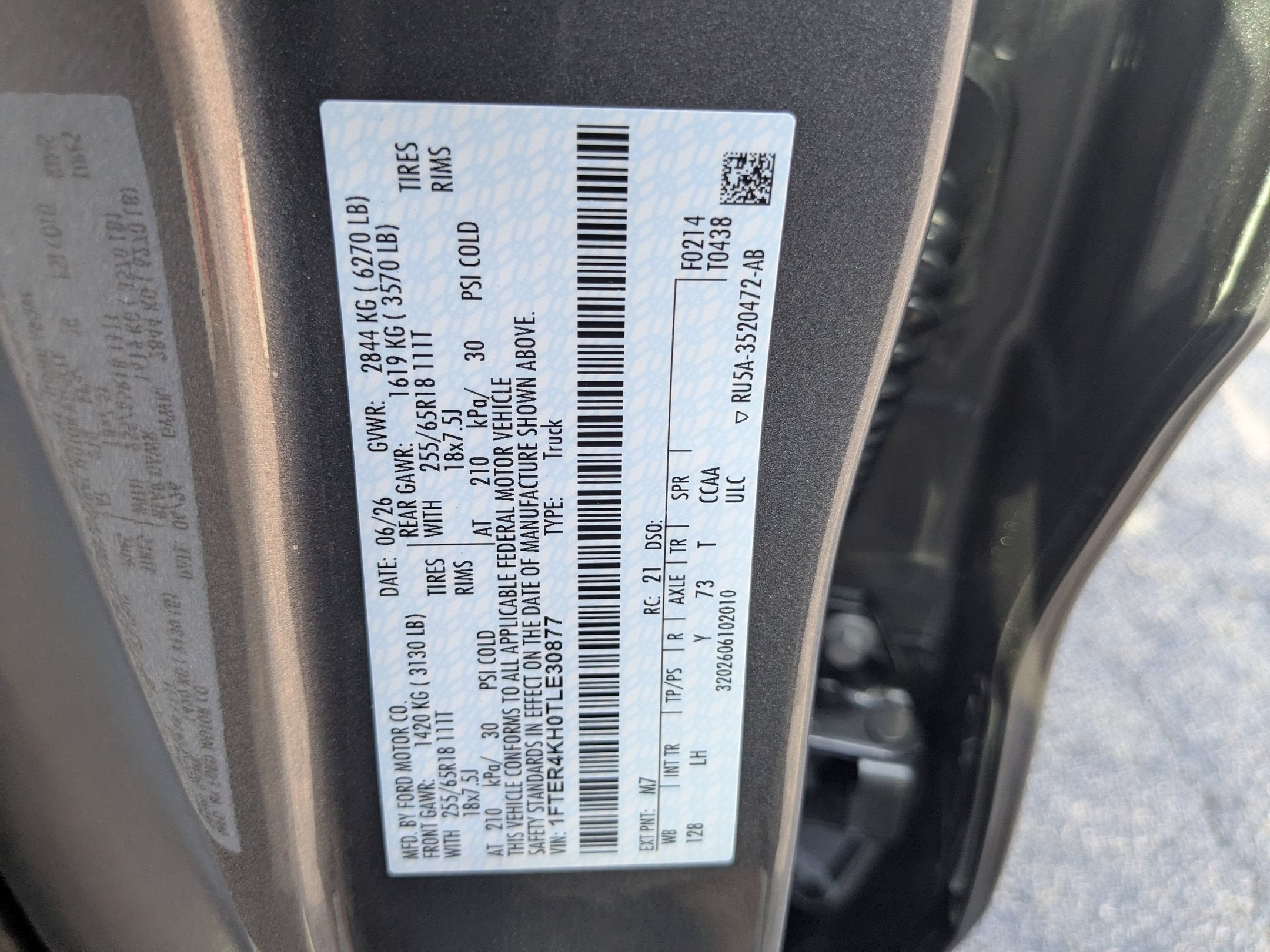 2026 Ford Ranger LARIAT
