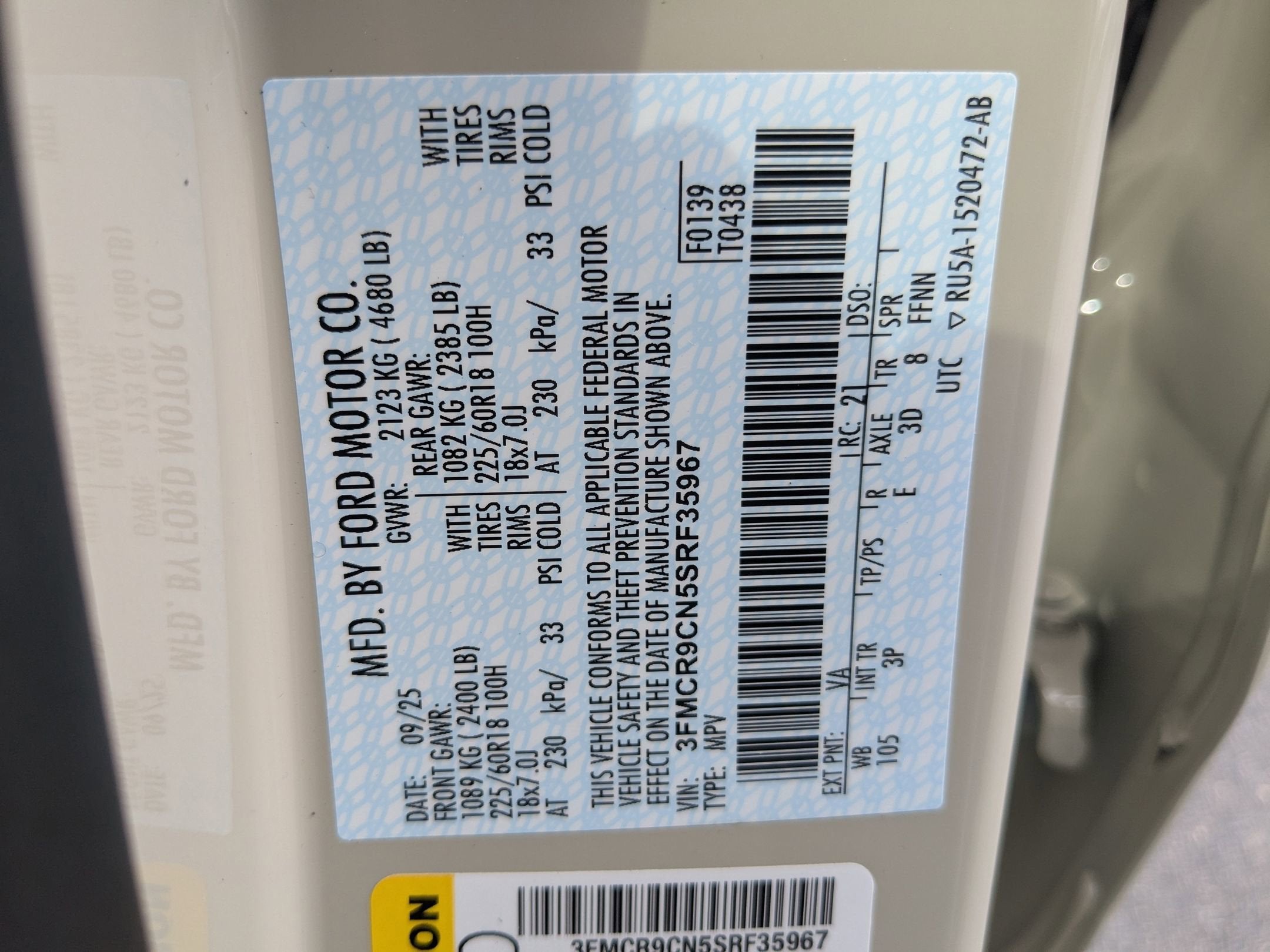 2025 Ford Bronco Sport Outer Banks