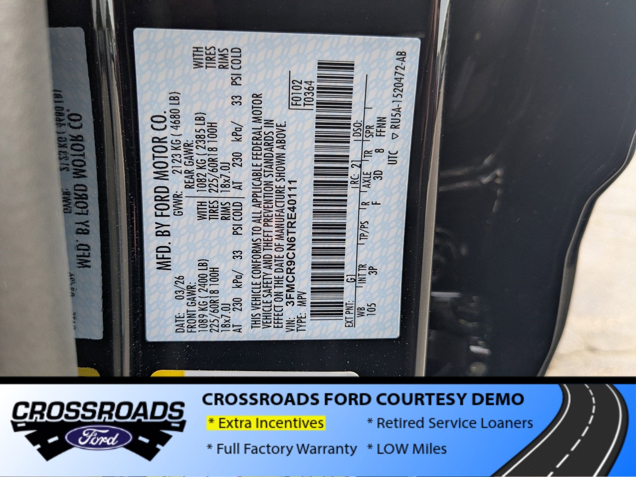 2026 Ford Bronco Sport Outer Banks - Crossroads Courtesy Demo