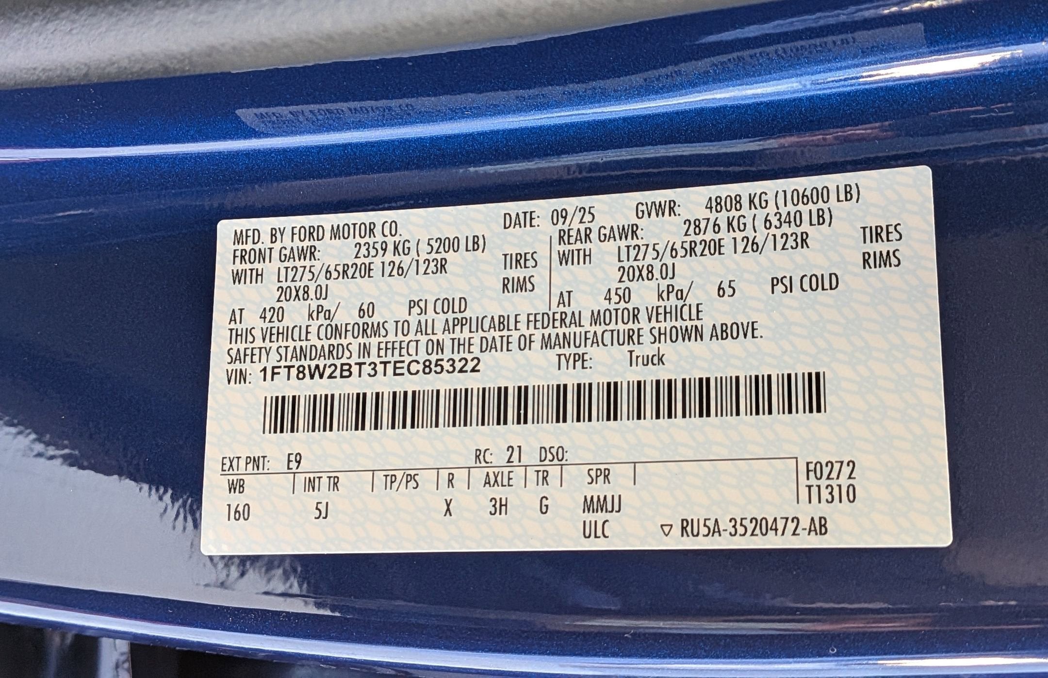 2026 Ford Super Duty F-250 SRW LARIAT