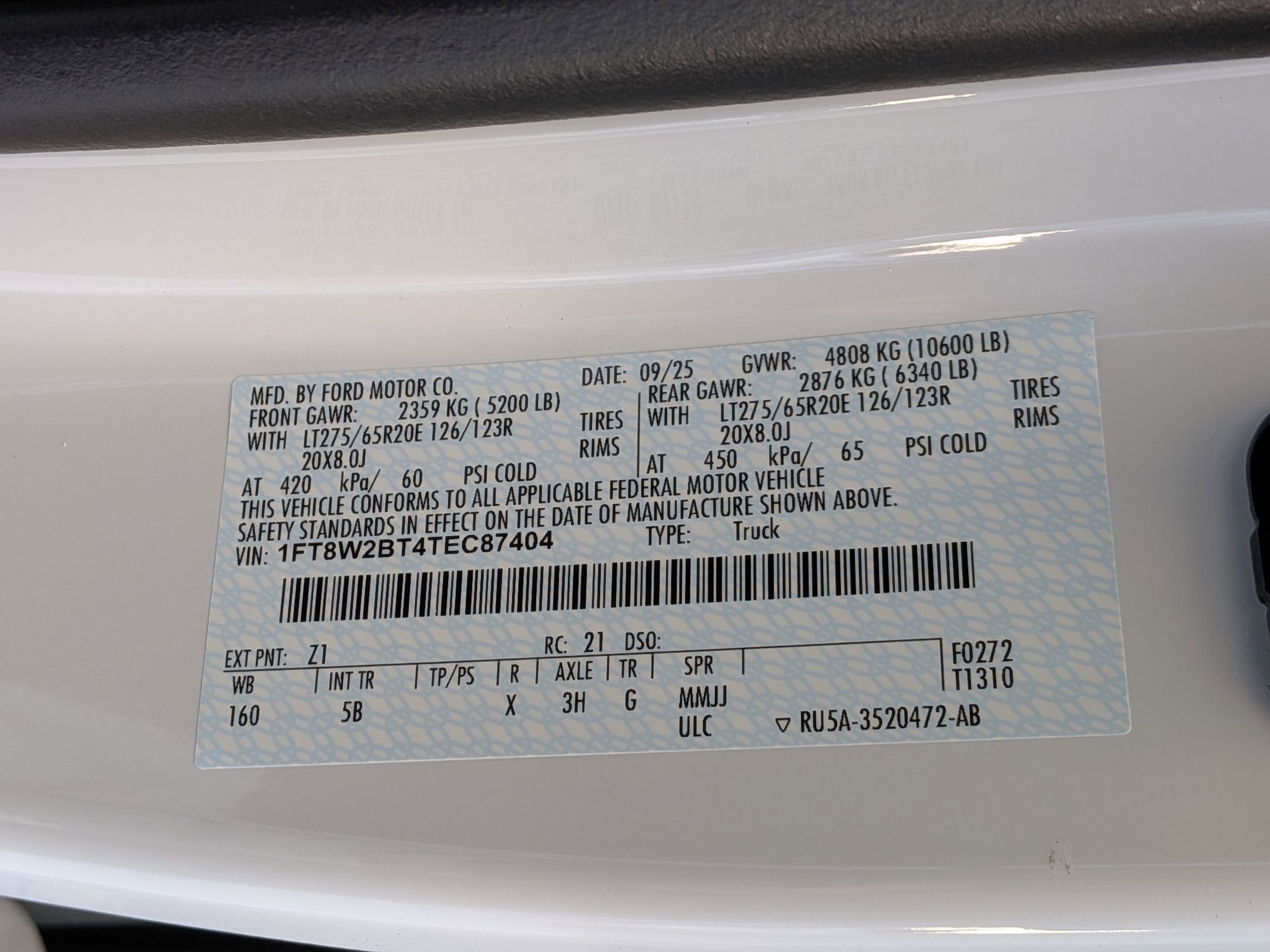 2026 Ford Super Duty F-250 SRW LARIAT