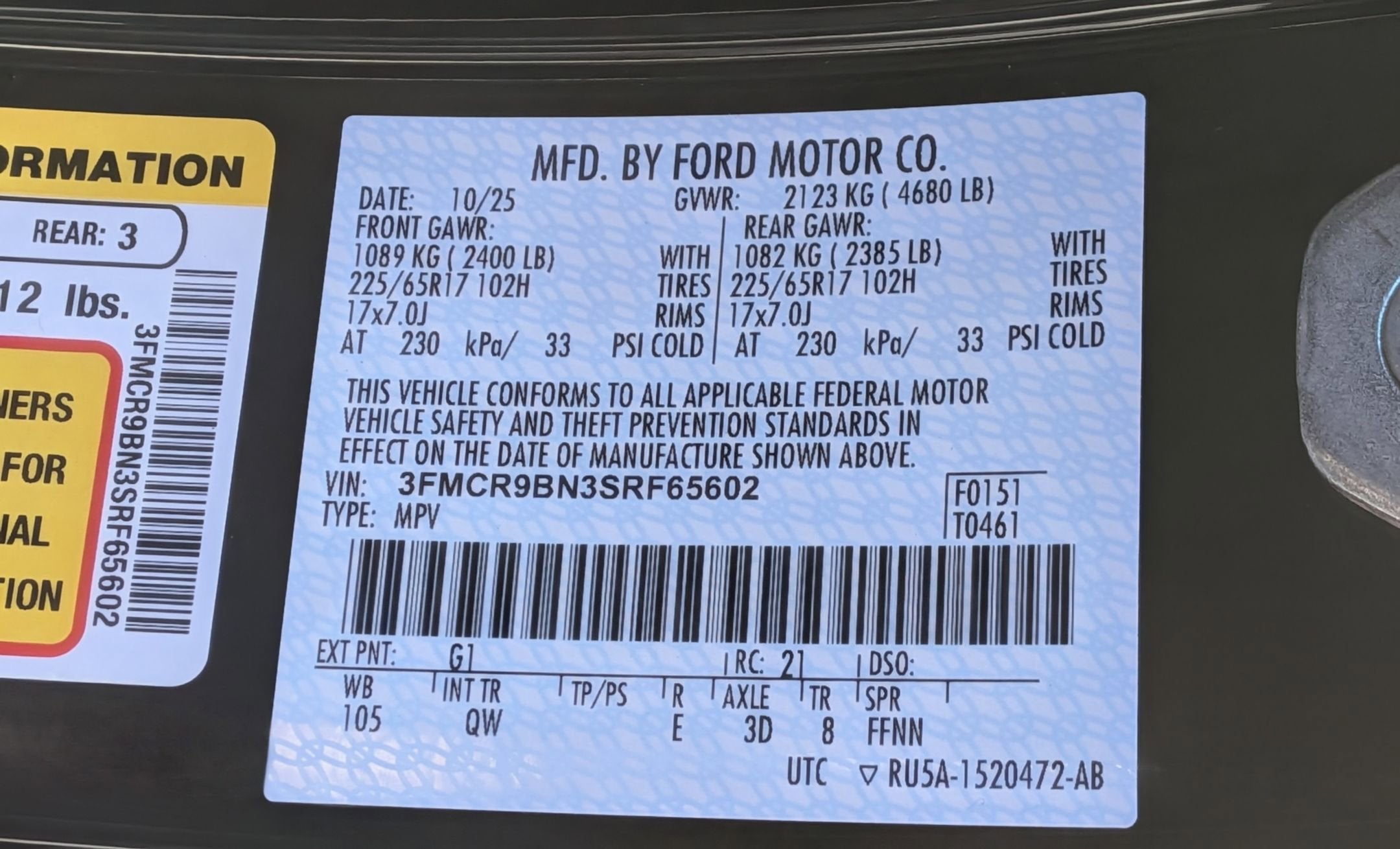2025 Ford Bronco Sport Big Bend - Crossroads Courtesy Demo