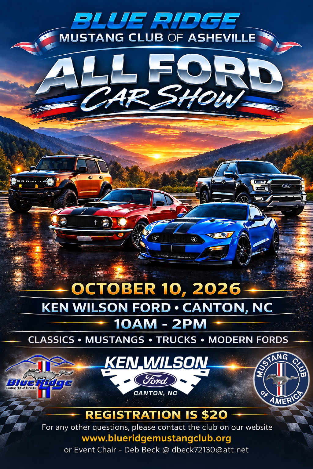 All Ford Car Show in Canton, NC All Ford Car Show