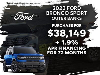 2023 Bronco Sport Outer Banks
Purchase for $38,149 +