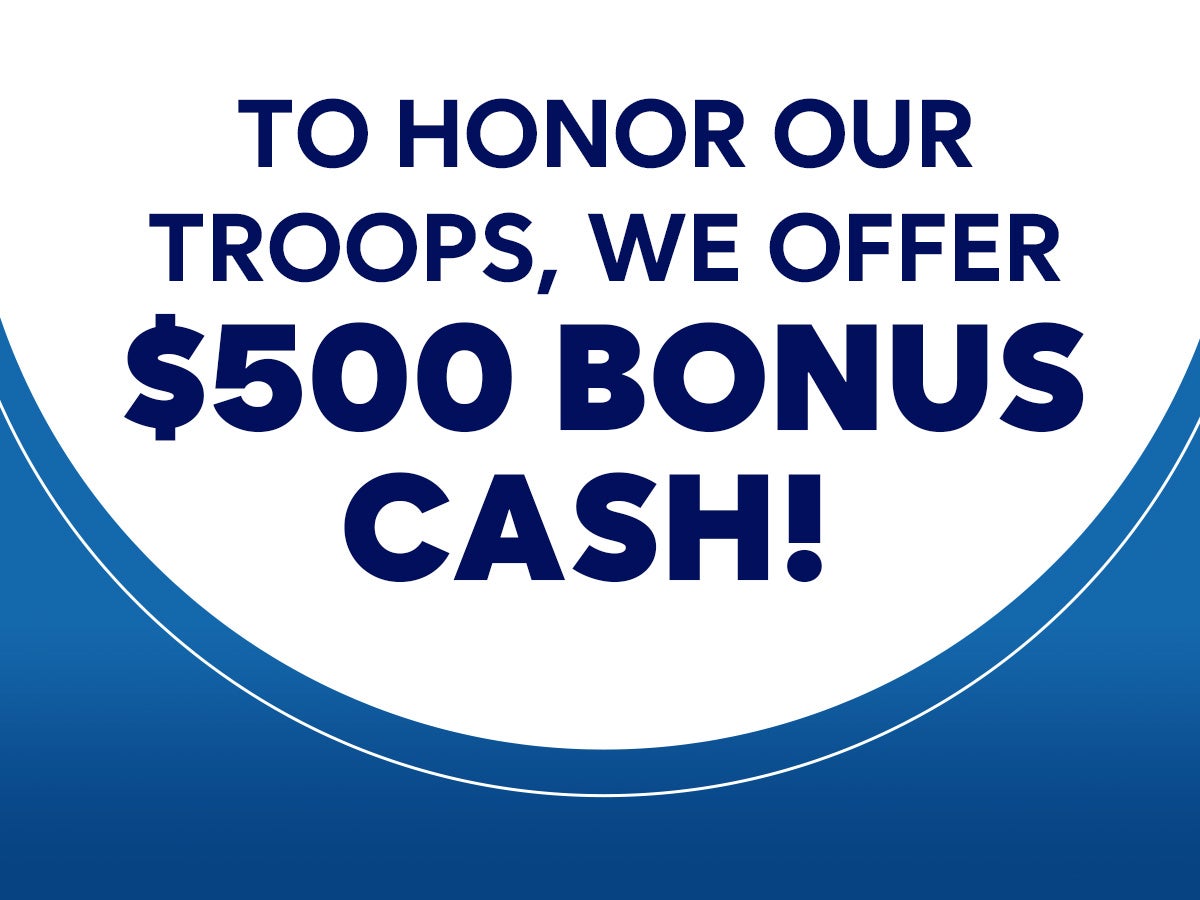 $500 Off Military Recognition